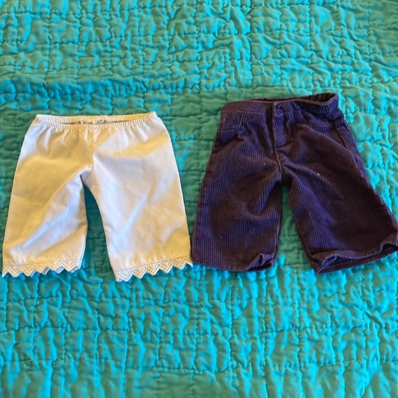Lot of 17 American Girl pants/shorts/tights/underwear - Picture 6 of 8